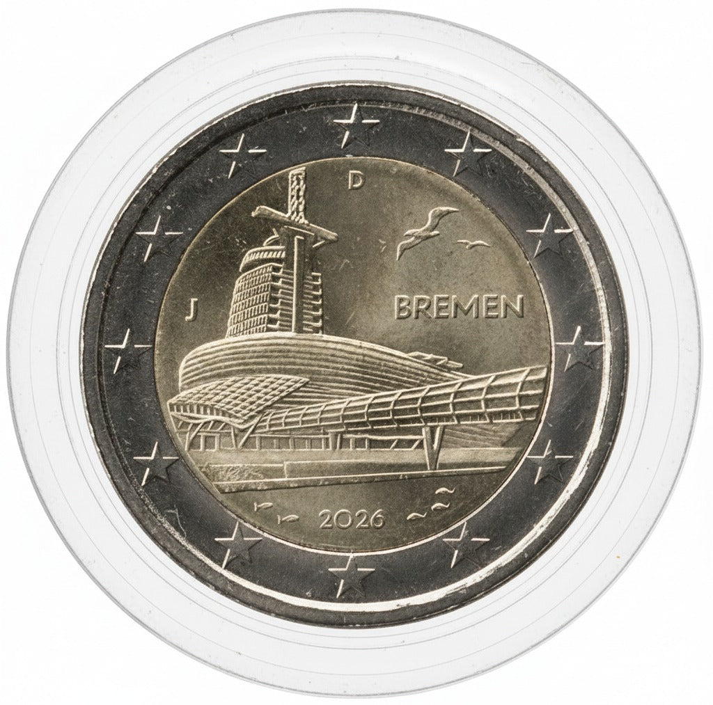 2 Euro Gedenkmünze Deutschland 2026 - Klimahaus