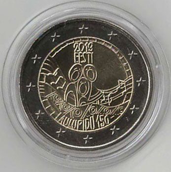 2 Euro Gedenkmünze Estland 2019 - Liederfest