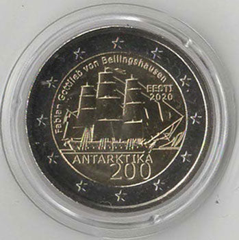 2 Euro Gedenkmünze Estland 2020 - Antarktis