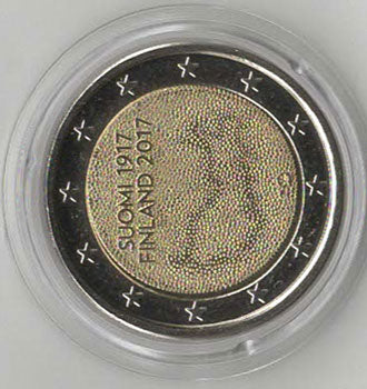 2 Euro Gedenkmünze Finnland 2017 - Unabhängigkeit