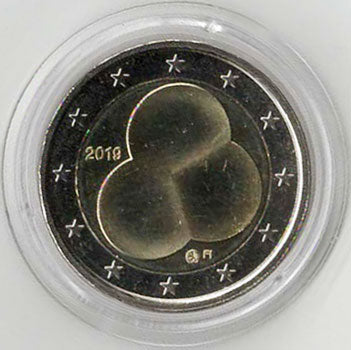 2 Euro Gedenkmünze Finnland 2019 - Verfassung