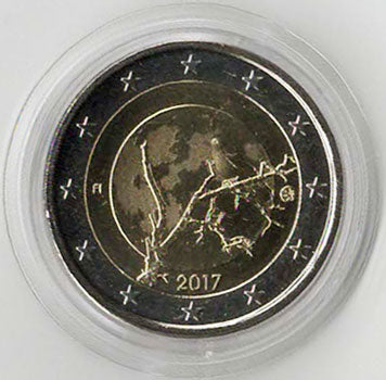 2 Euro Gedenkmünze Finnland 2017 - Natur