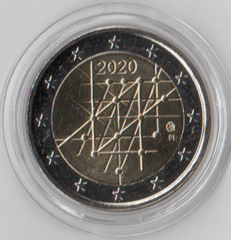 2 Euro Gedenkmünze Finnland 2020 - Turku