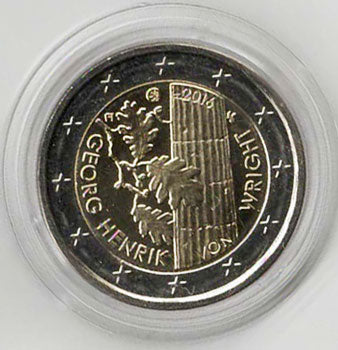2 Euro Gedenkmünze Finnland 2016 - von Wright