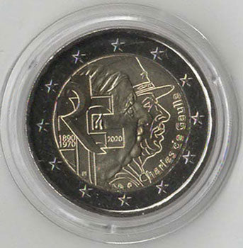 2 Euro Gedenkmünze Frankreich 2020 - de Gaulle