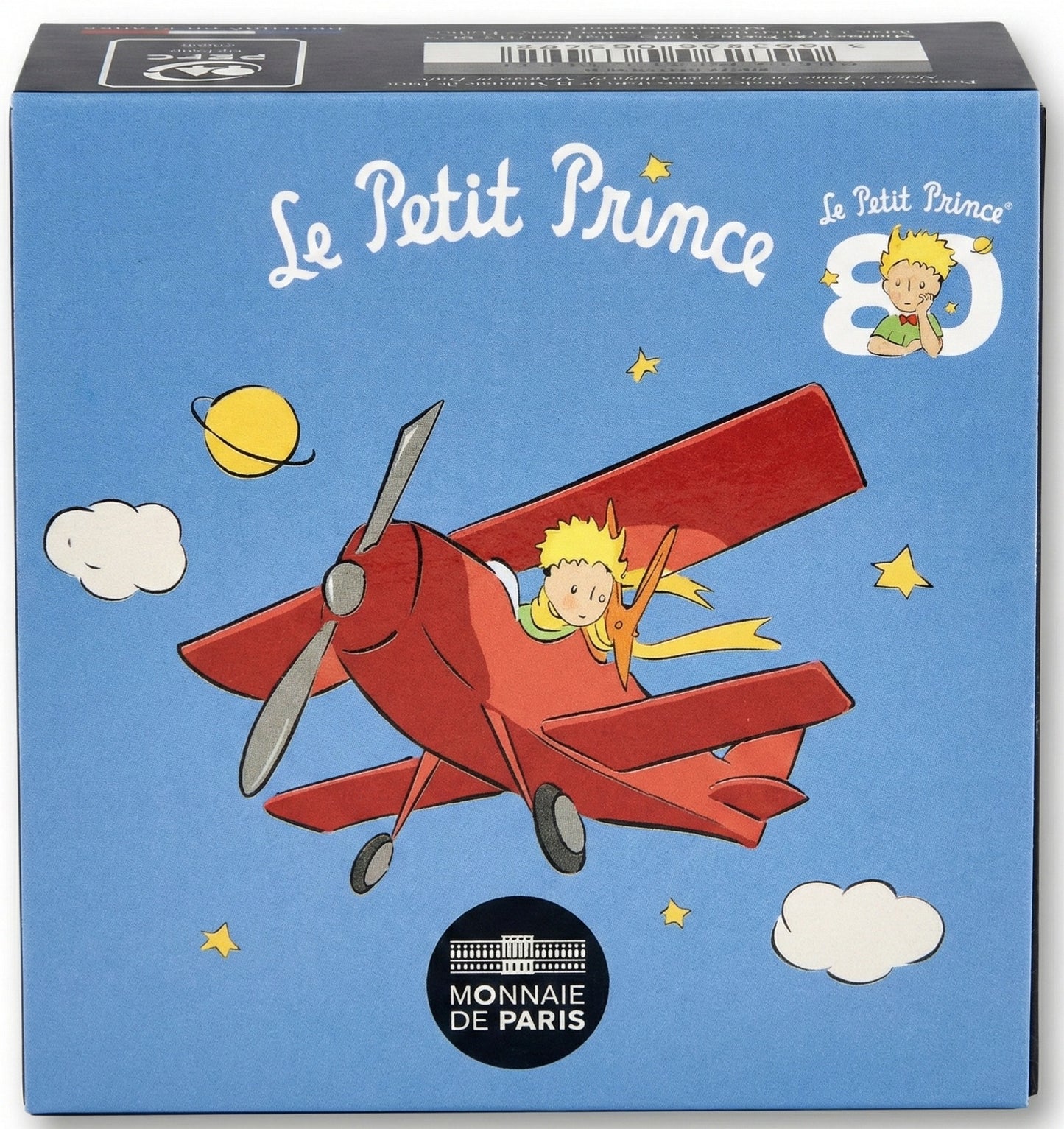 80 Jahre der kleine Prinz, 2 Euro Frankreich 2026 Box, Etui
