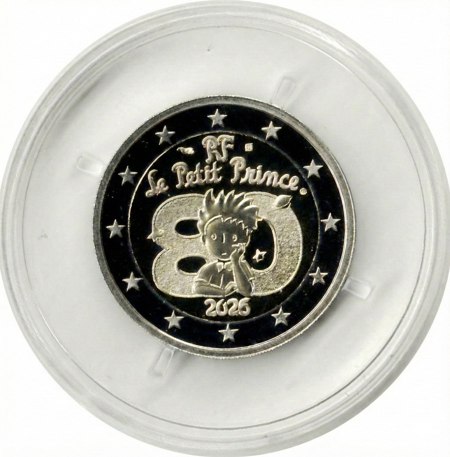 2 Euro 80 Jahre der kleine Prinze Frankreich 2026 PP polierte Platte