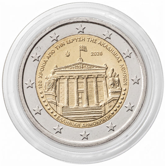 2 Euro Gedenkmünze Griechenland 2026 - Akademie