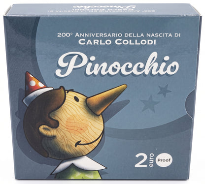 2 Euro Gedenkmünze Italien 2026 - Pinocchio PP