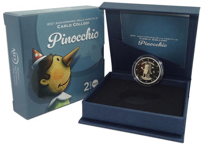 2 Euro Gedenkmünze Italien 2026 - Pinocchio PP