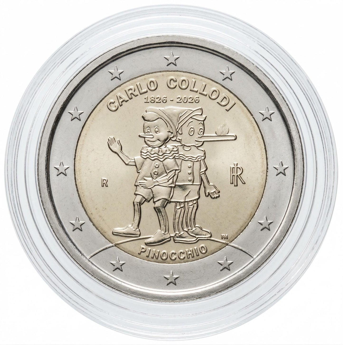 2 Euro Gedenkmünze Italien 2026 Pincchio