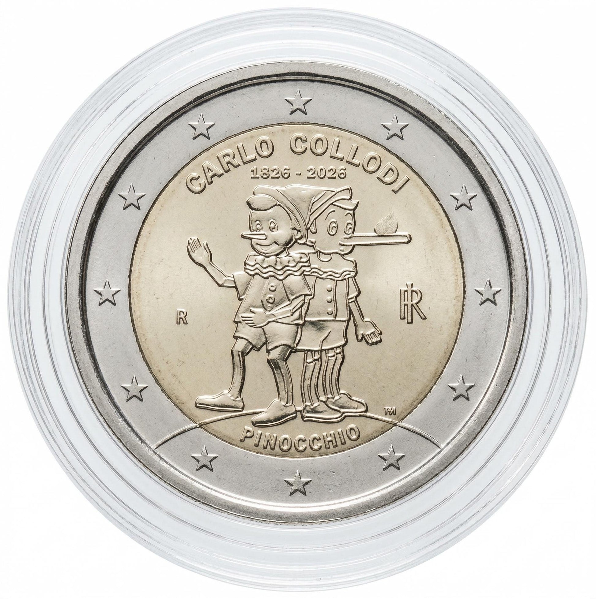 2 Euro Gedenkmünze Italien 2026 Pincchio
