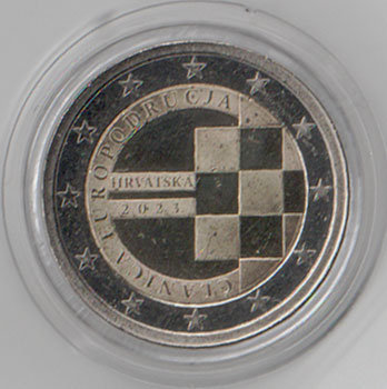 2 Euro Gedenkmünze Kroatien 2023 - Euro