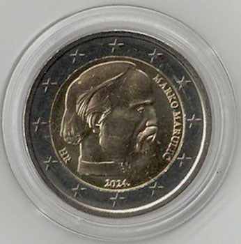2 Euro Gedenkmünze Kroatien 2024 - Marulic