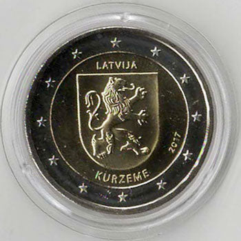 2 Euro Gedenkmünze Lettland 2017 - Kurzeme