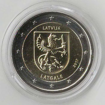 2 Euro Gedenkmünze Lettland 2017 - Latgale