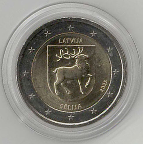 2 Euro Gedenkmünze Lettland 2025 - Region Selija
