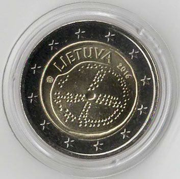 2 Euro Gedenkmünze Litauen 2016 - Kultur