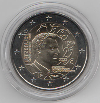 2 Euro Gedenkmünze Luxemburg 2023 - Olympia
