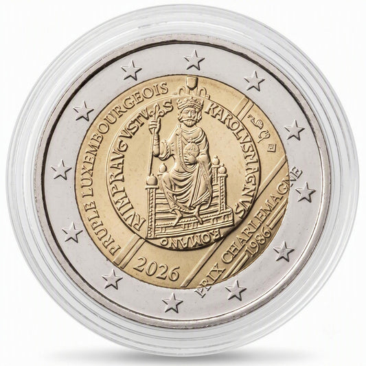 2 Euro Gedenkmünze Luxemburg 2026 - Karlspreis