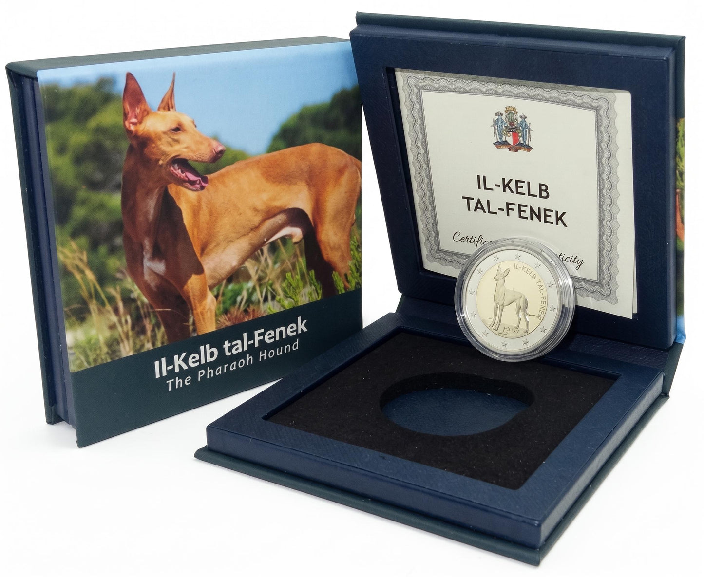 2 Euro Gedenkmünze Malta 2026 - Pharaonenhund PP