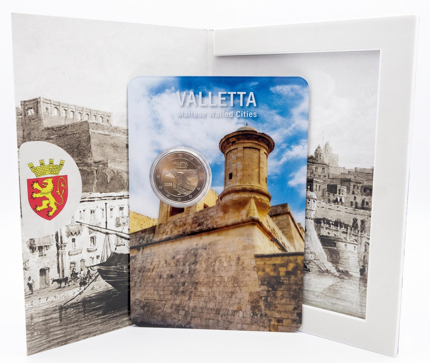 2 Euro Gedenkmünze Malta 2026 - Valletta Coincard