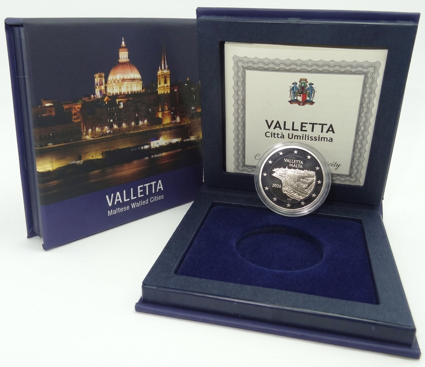 2 Euro Gedenkmünze Malta 2026 - Valletta PP