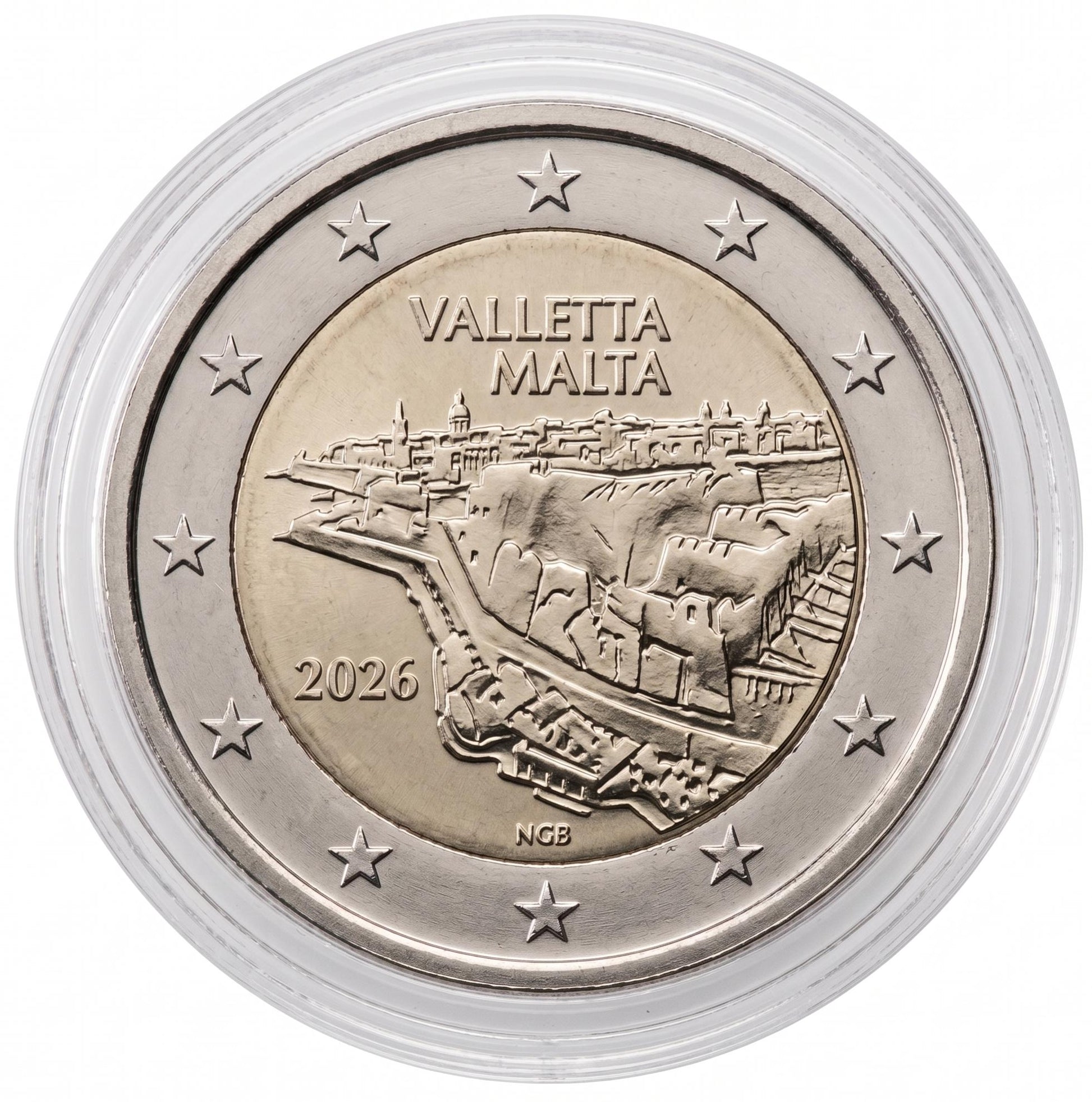 2 Euro Gedenkmünze Malta 2026 - Valletta