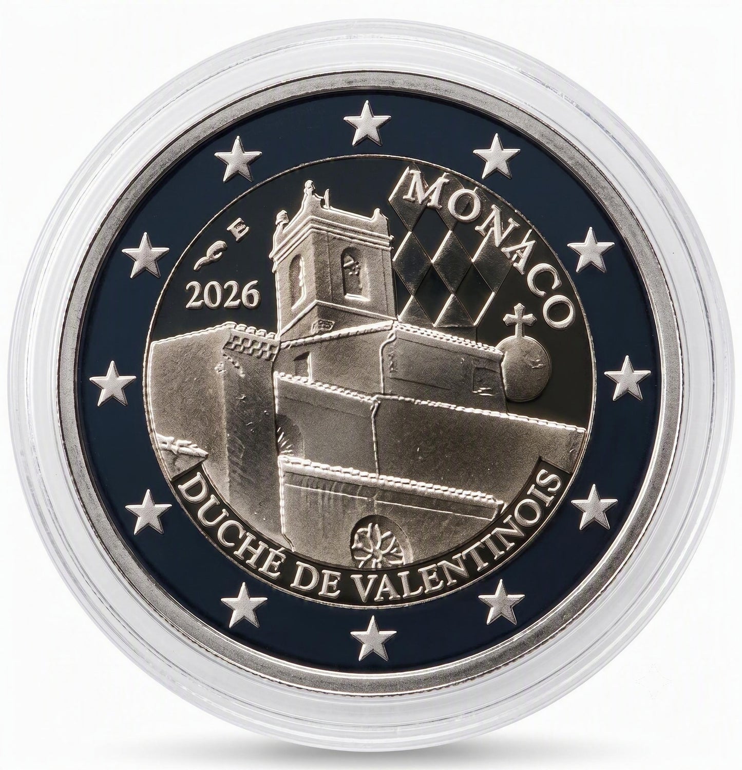 2 Euro Gedenkmünze Monaco 2026 - Herzogtum Valentinois - PP