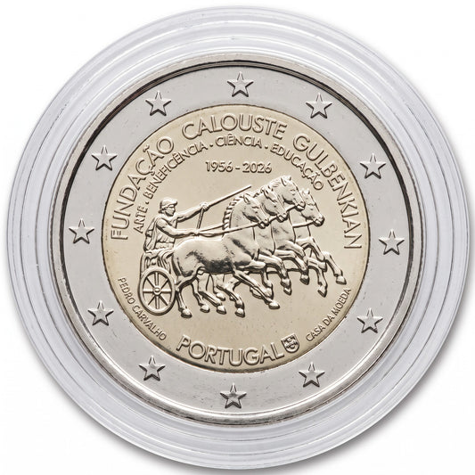 2 Euro Gedenkmünze Portugal 2026 - Gulbenkian