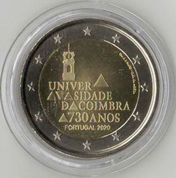 2 Euro Gedenkmünze Portugal 2020 - Coimbra