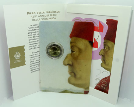 2 Euro Gedenkmünze San Marino 2022 - Francesca