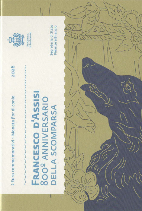 2 Euro Gedenkmünze San Marino 2026 - Assisi