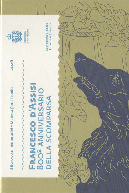 2 Euro Gedenkmünze San Marino 2026 - Assisi