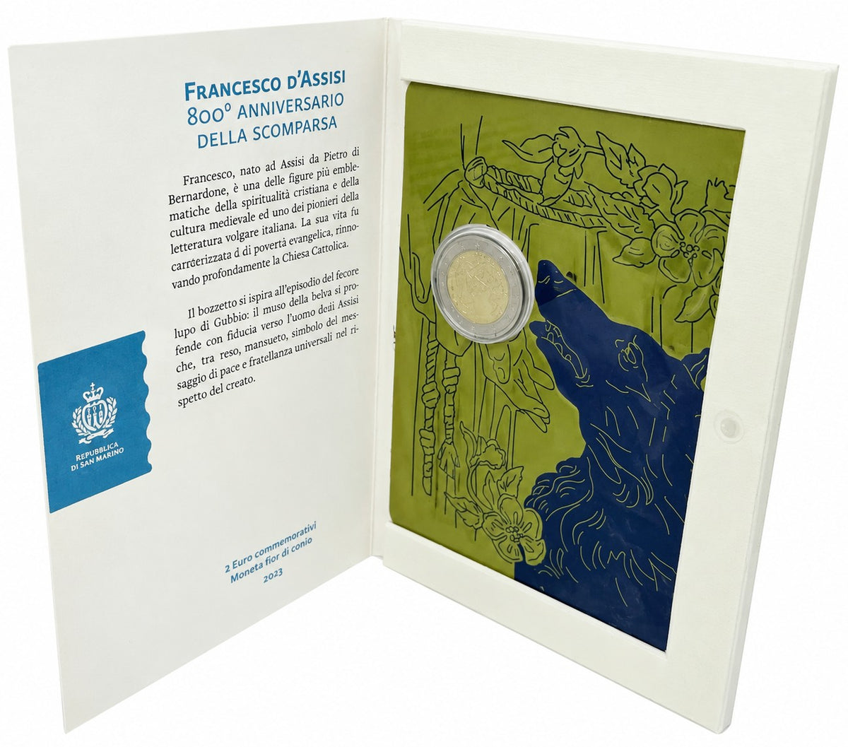 2 Euro Gedenkmünze San Marino 2026 - Assisi