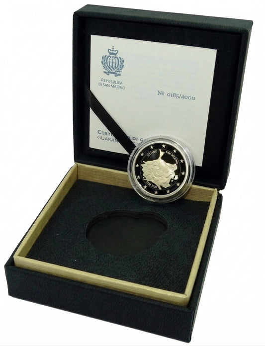 2 Euro Gedenkmünze San Marino 2026 Tiziano PP polierte Platte