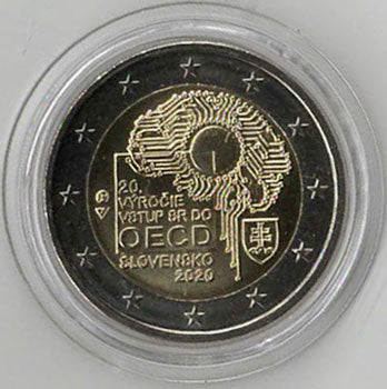 2 Euro Gedenkmünze Slowakei 2020 - OECD