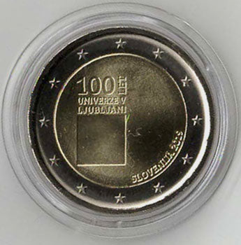 2 Euro Gedenkmünze Slowenien 2019 - Universität