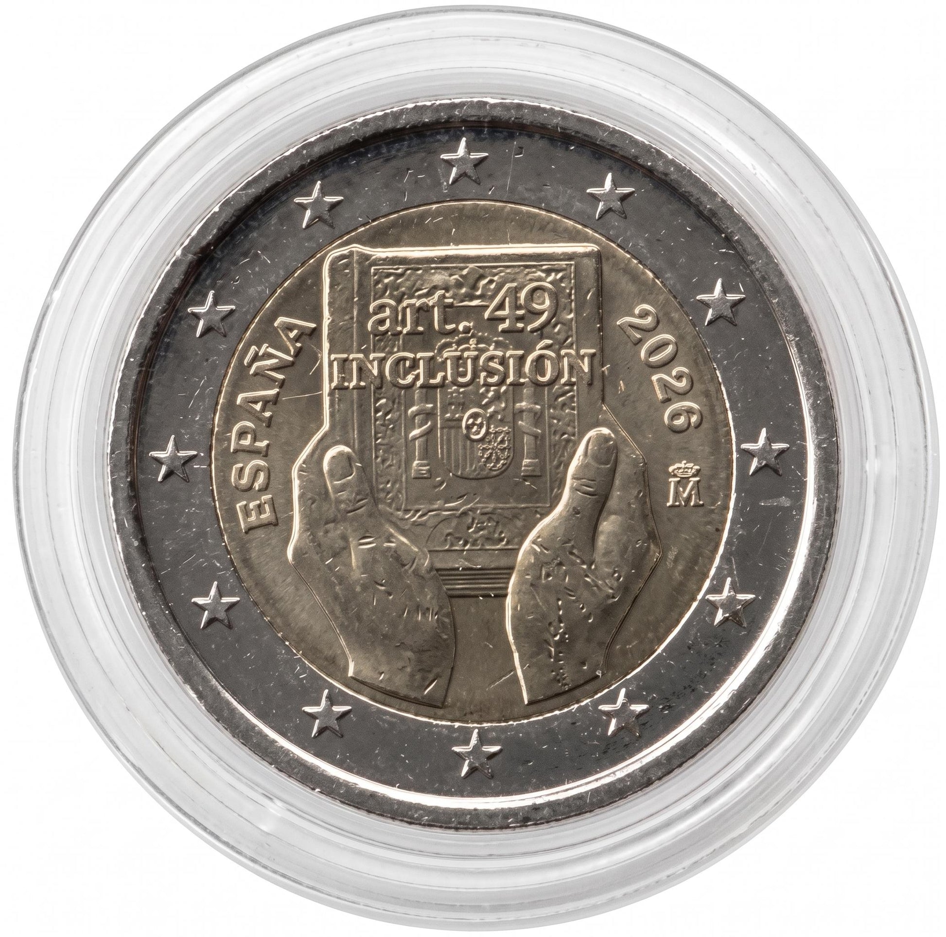 2 Euro Gedenkmünze Spanien 2026 - Inklusion