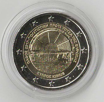 2 Euro Gedenkmünze Zypern 2017 - Paphos