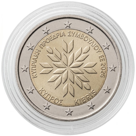 2 Euro Gedenkmünze Zypern 2026 - EU Ratspräsidentschaft
