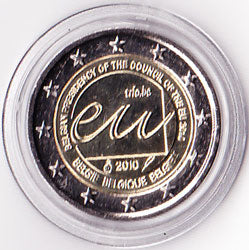 2 Euro Gedenkmünze Belgien 2010 - Ratspräsidentschaft