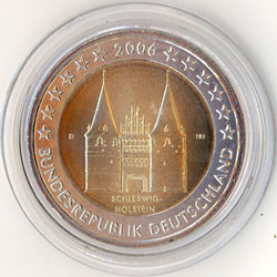 2 Euro Gedenkmünze Deutschland 2006 - Holstentor Lübeck