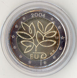 2 Euro Gedenkmünze Finnland 2004 - EU Osterweiterung