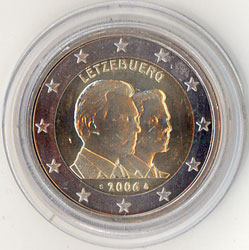 2 Euro Gedenkmünze Luxemburg 2006 - Erbgroßherzog Guillaume