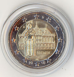 2 Euro Gedenkmünze Deutschland 2010 - Roland Bremen