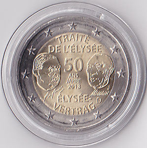 2 Euro Gedenkmünze Deutschland 2013 - Elysée