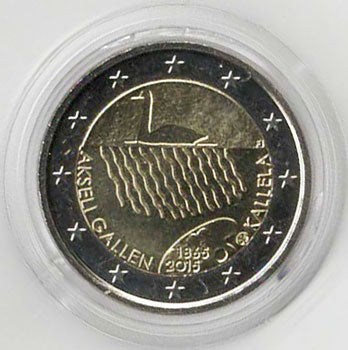 2 Euro Gedenkmünze Finnland 2015 - Gallen-Kallela