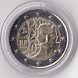2 Euro Gedenkmünze Frankreich 2013 - Coubertin
