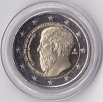 2 Euro Gedenkmünze Griechenland 2013 - Platon